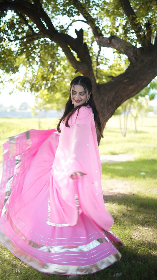 Lehriya - Baby Pink