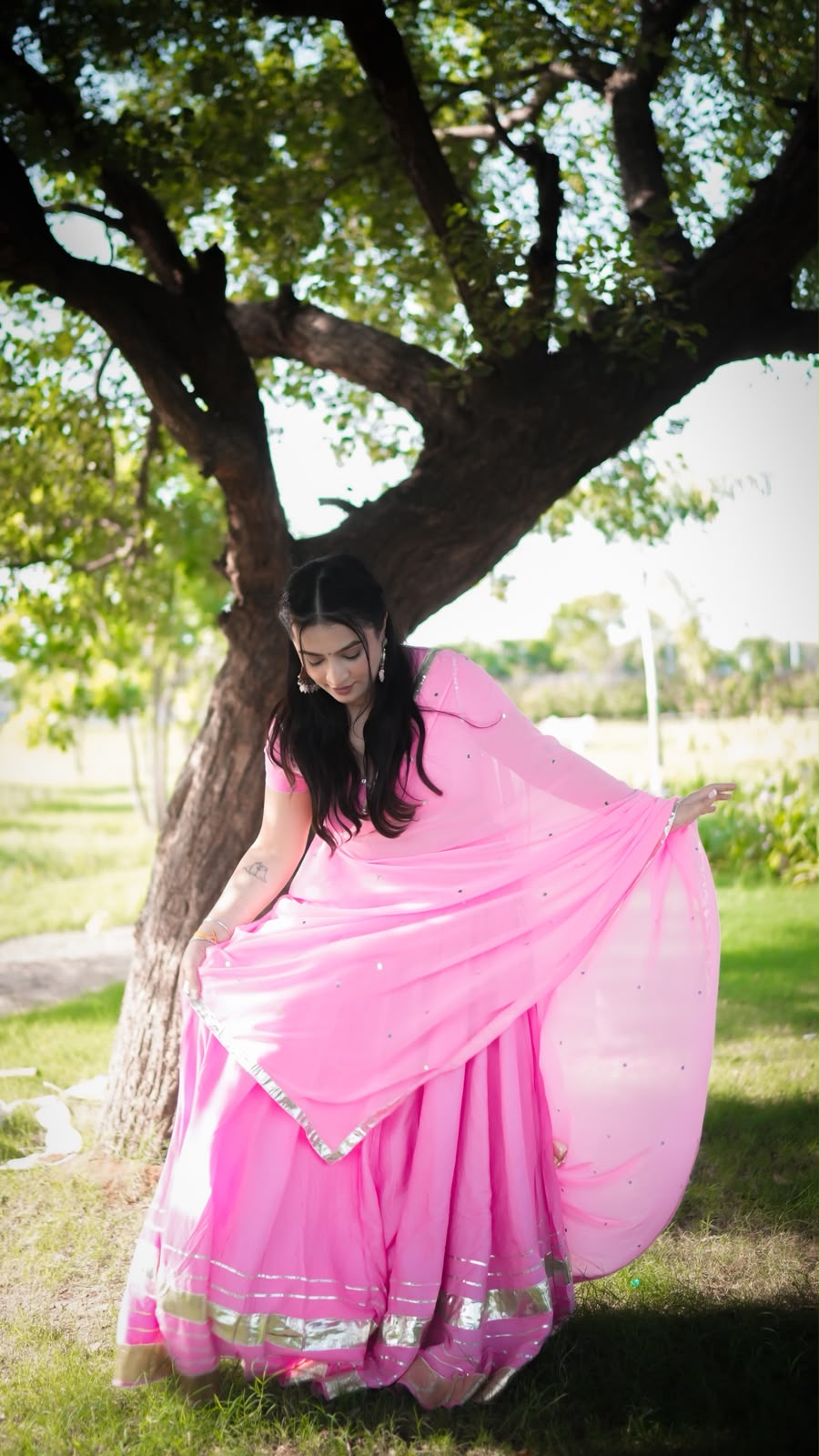 Lehriya - Baby Pink