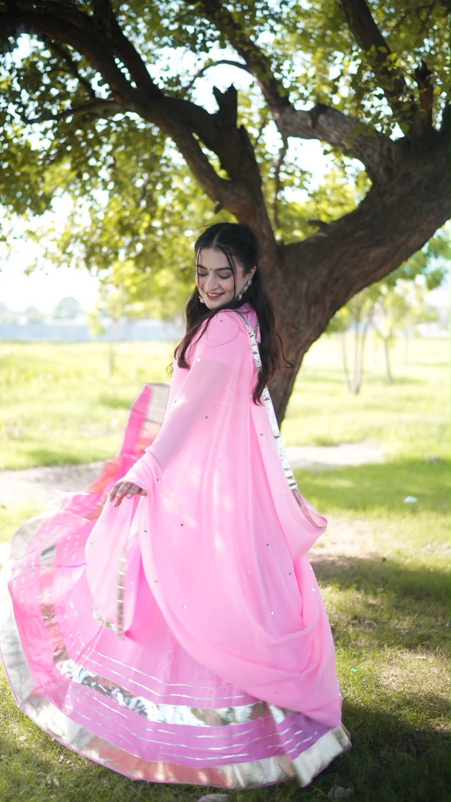 Lehriya - Baby Pink