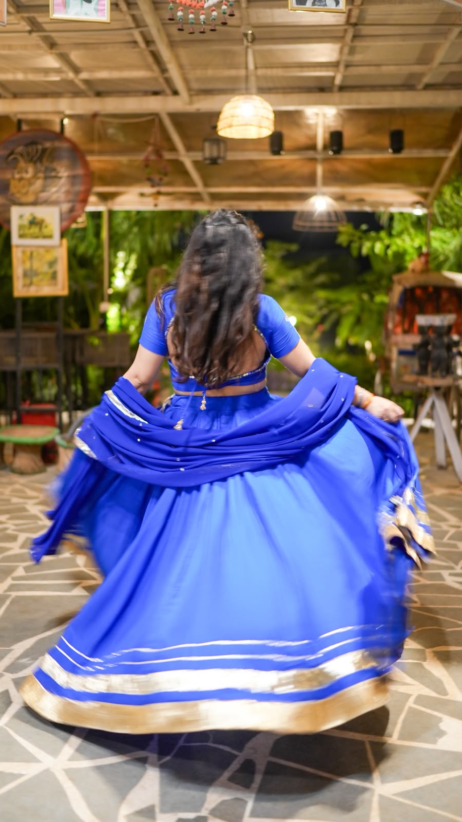 Lehriya - Royal Blue