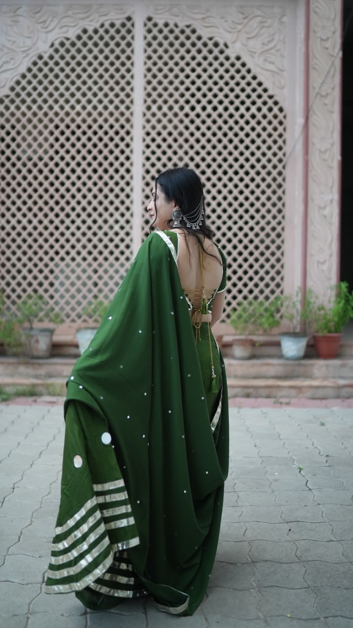 Lehriya - Dark Green