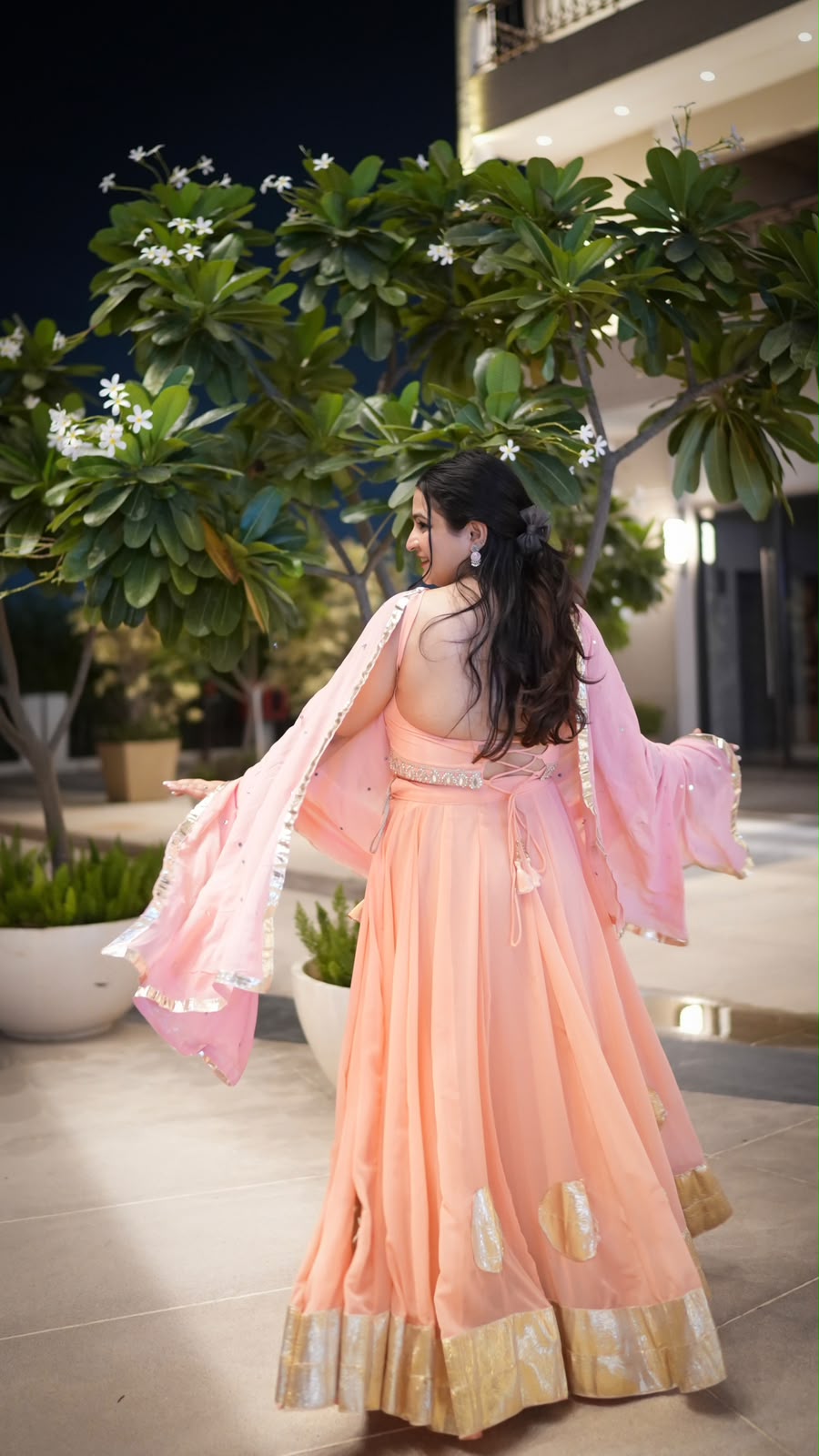 Lehriya - Peach