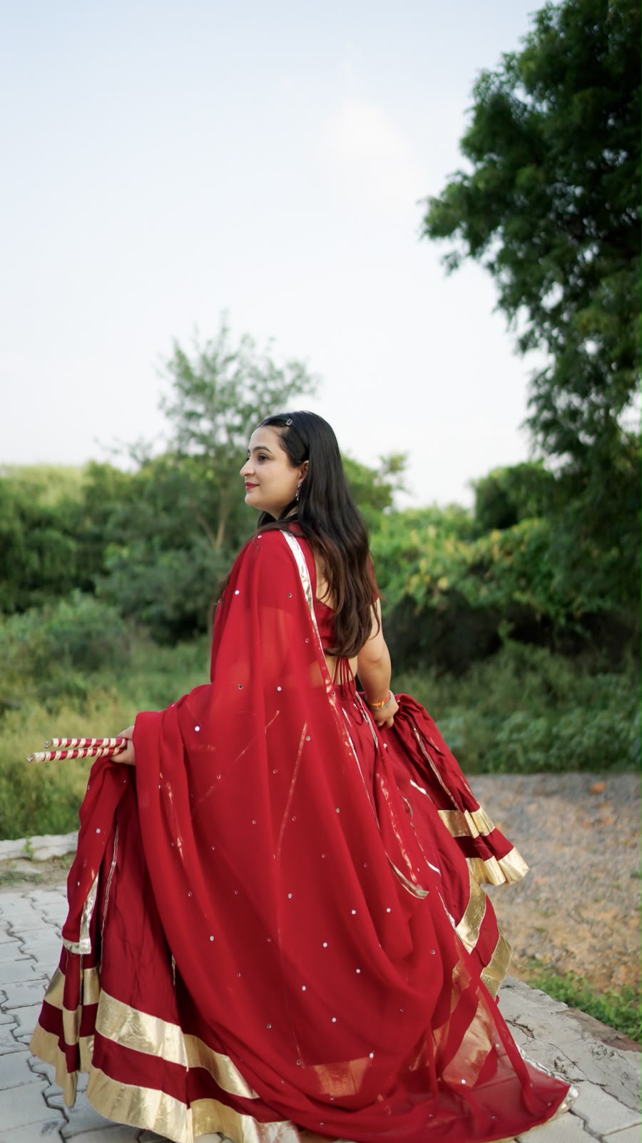 Lehriya - Maroon